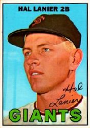 1967 Topps Baseball Cards      004       Hal Lanier